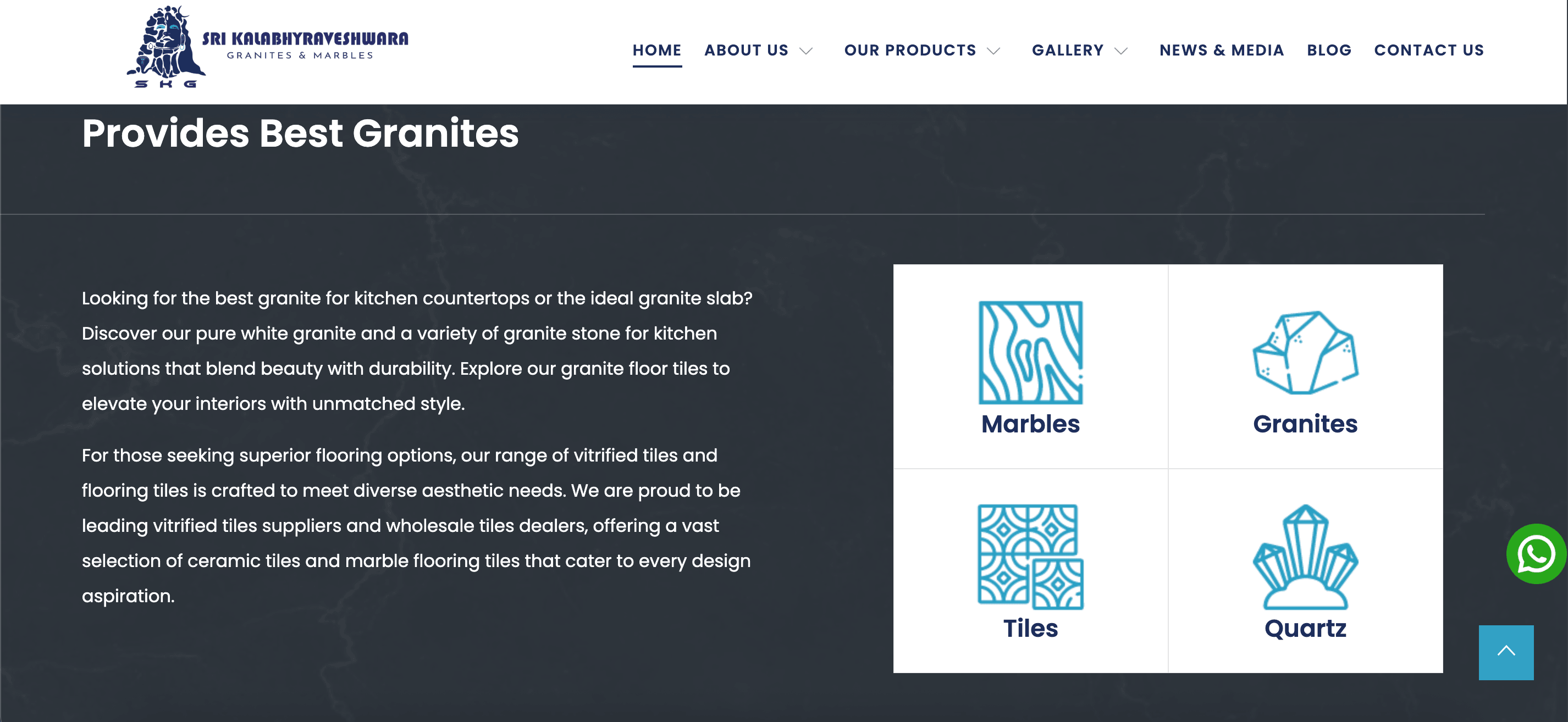 Sri Kalabhyraveshwara Granites